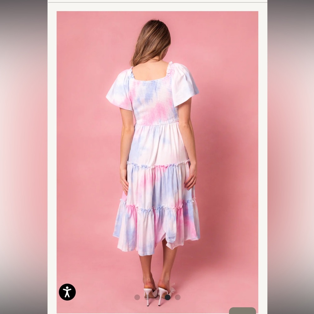 Ivy City Co Cotton Candy Dress - Like New 🩵💓 - Picture 4 of 9